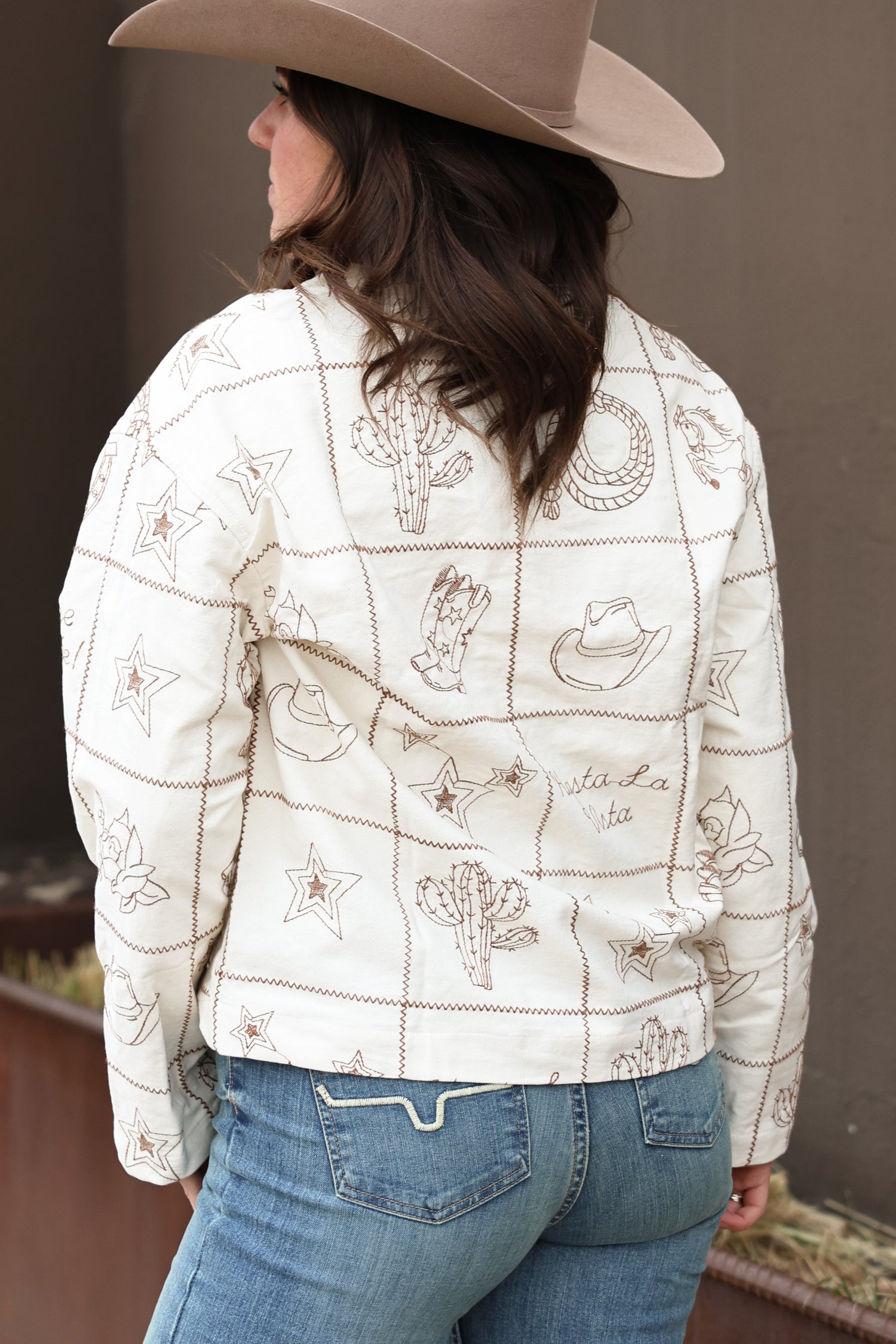 Rachel Womens Western Embroidered Jacket