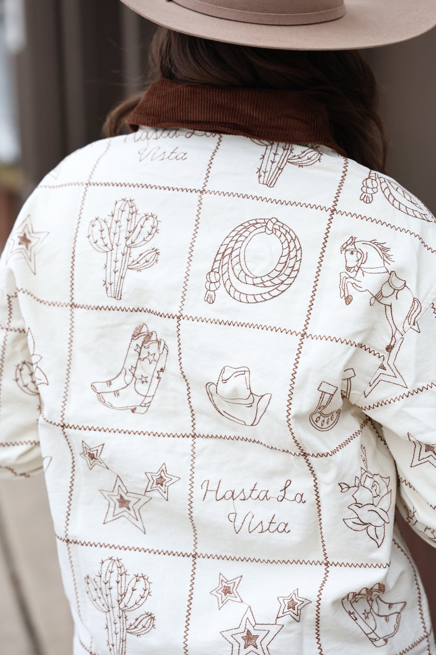 Rachel Womens Western Embroidered Jacket