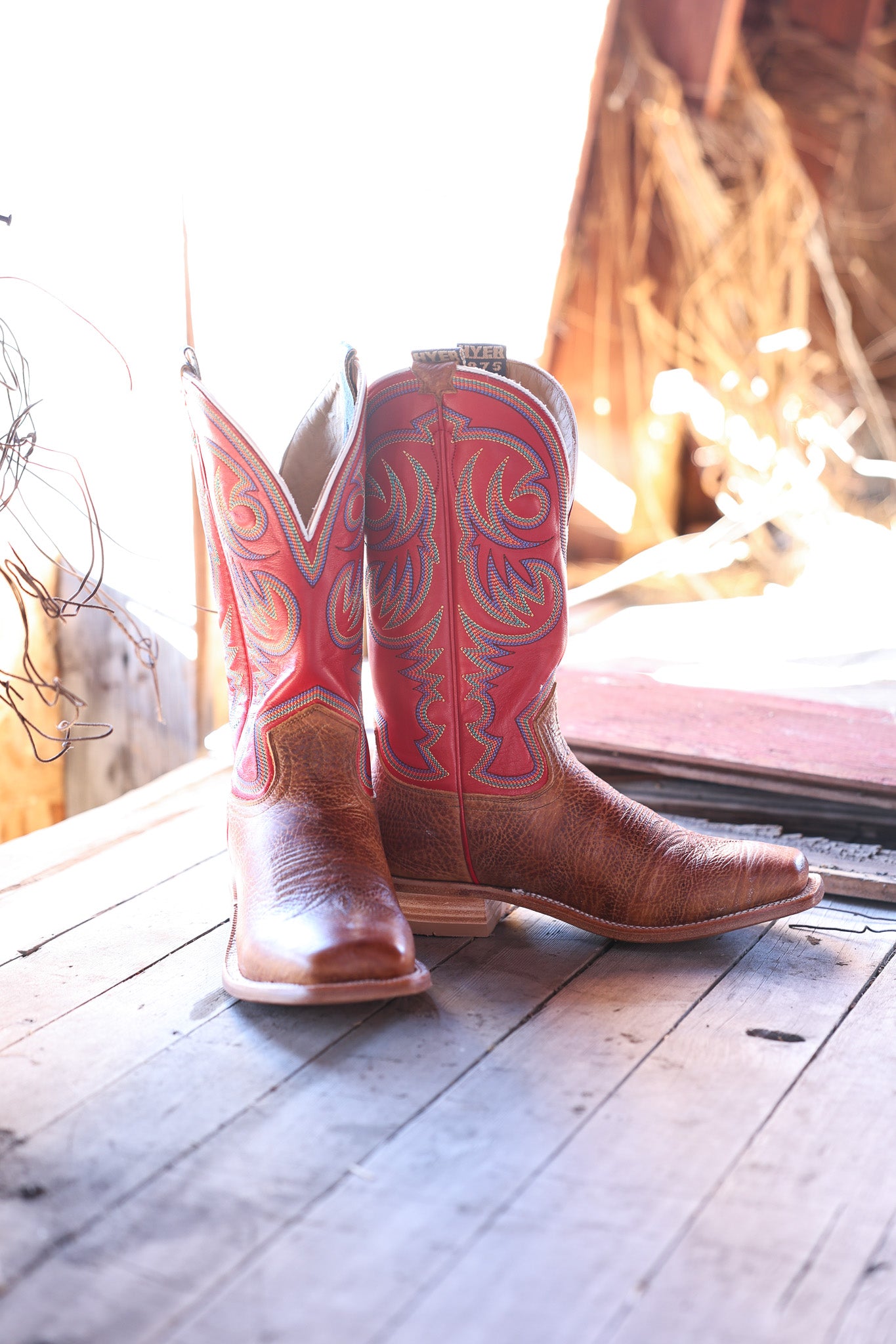 Hyer Mens Sawyer Tan Cowboy Boot