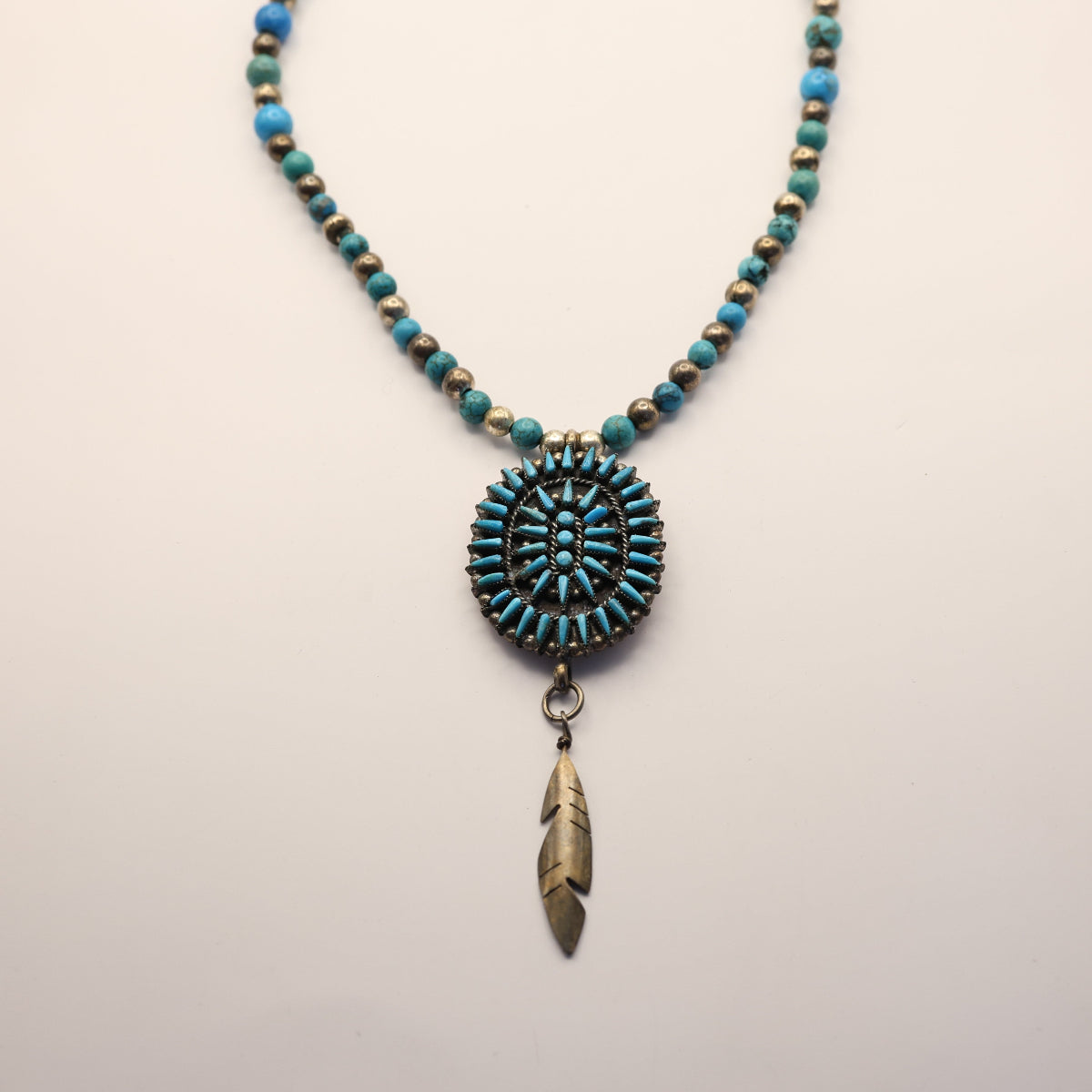 Zuni Needle Point Necklace