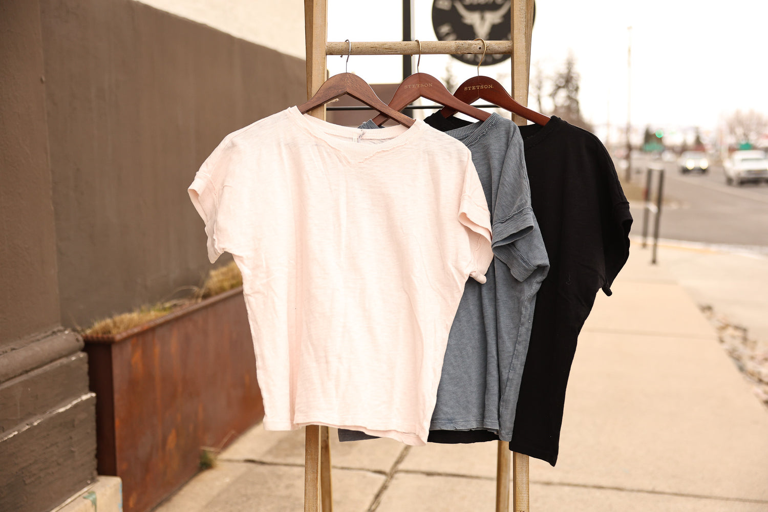 Nina Notch Neck Tee