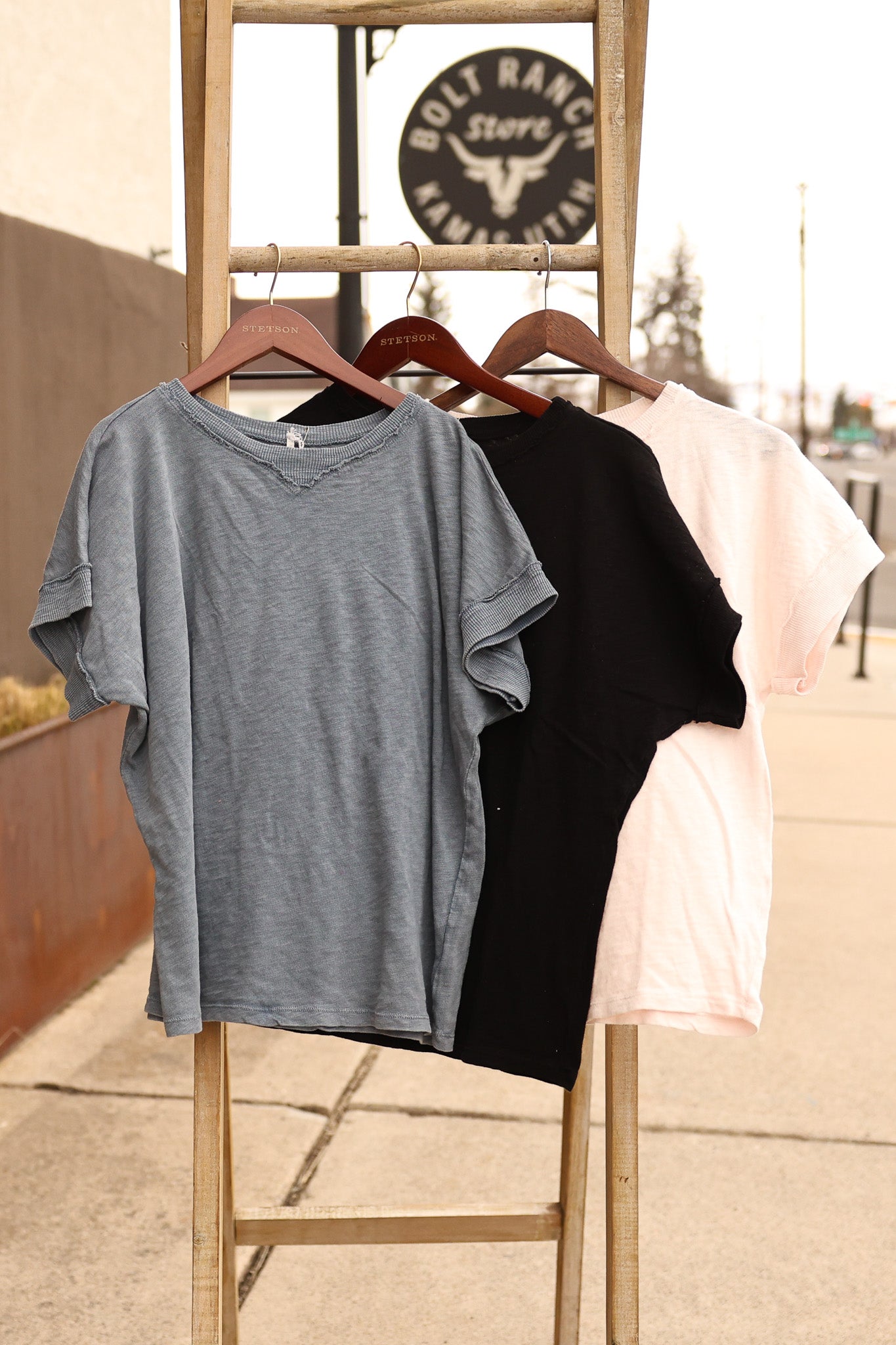 Nina Notch Neck Tee