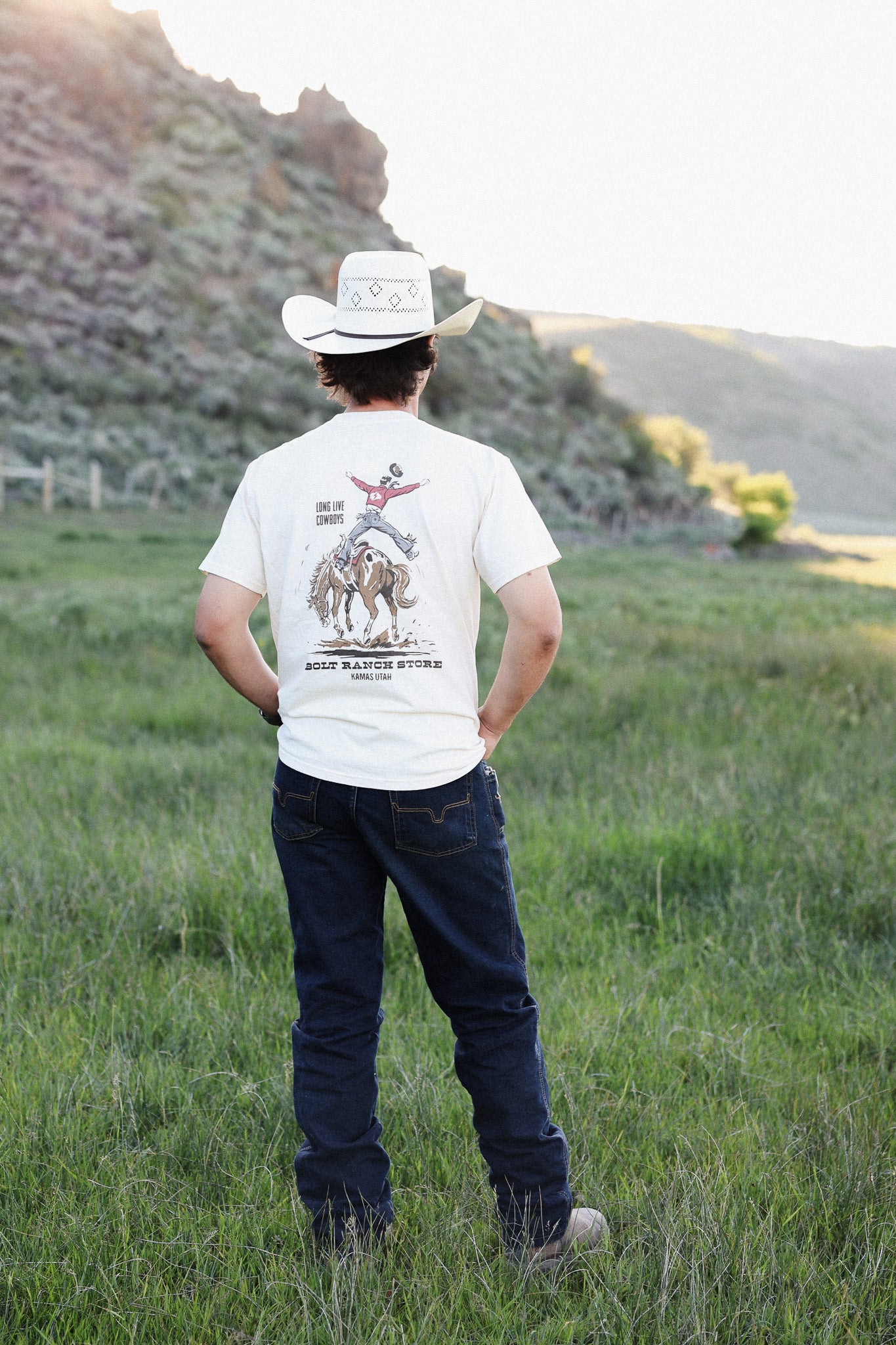 Bolt Ranch Long Live Cowboys Tee Shirt