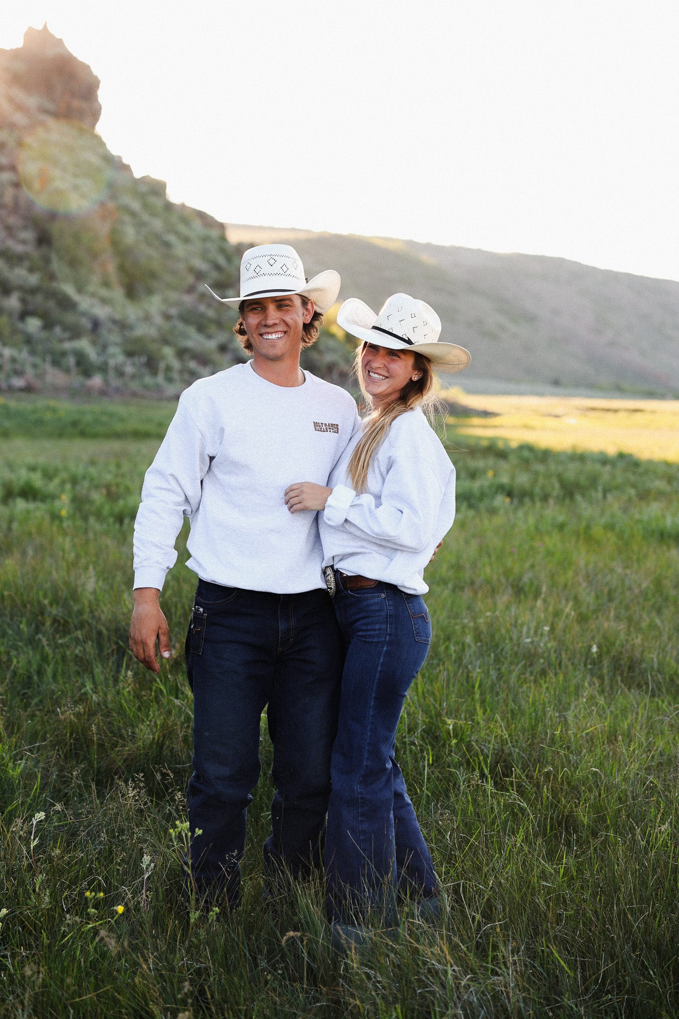 Bolt Ranch Long Live Cowboys Crewneck