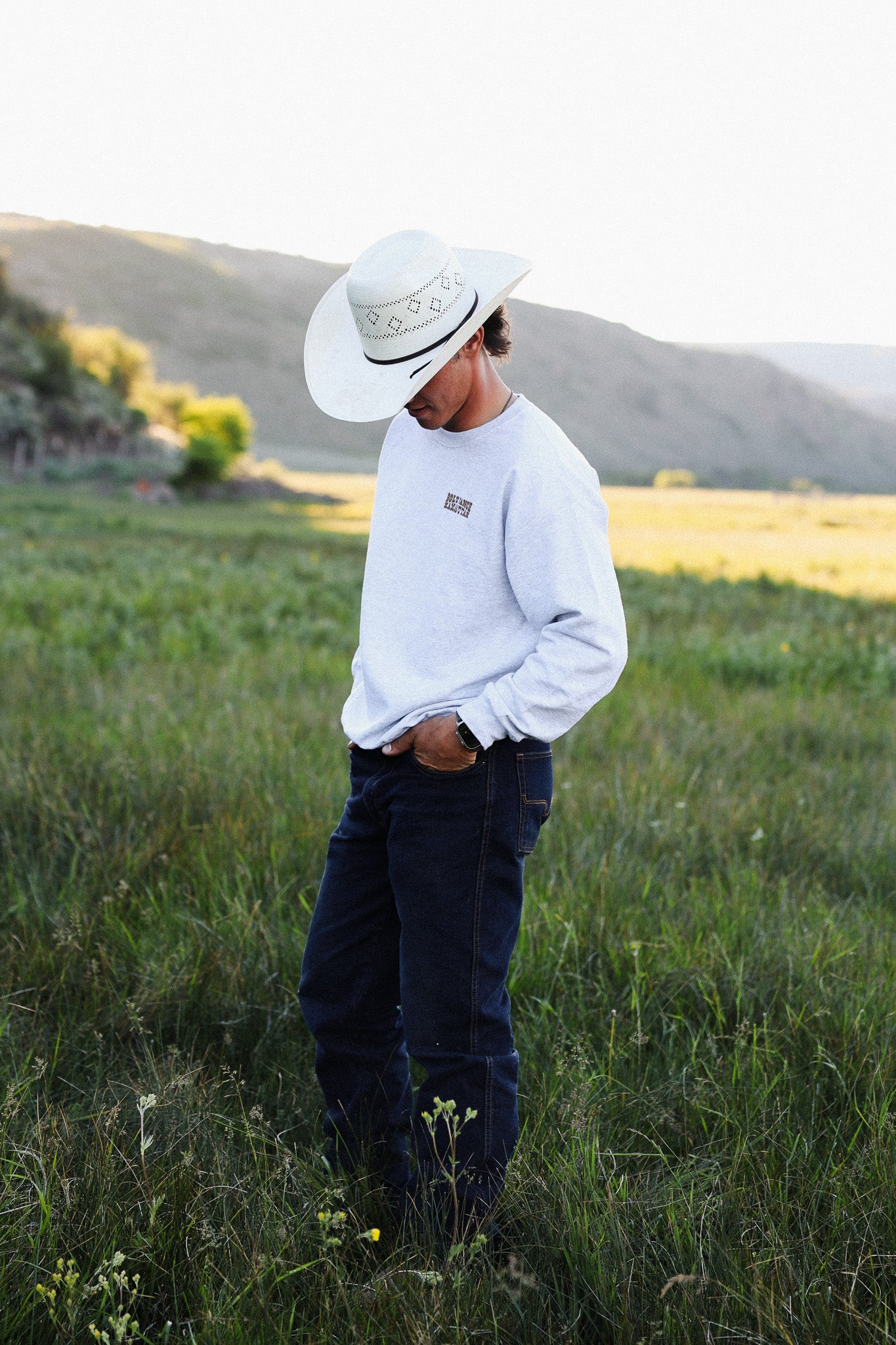 Bolt Ranch Long Live Cowboys Crewneck