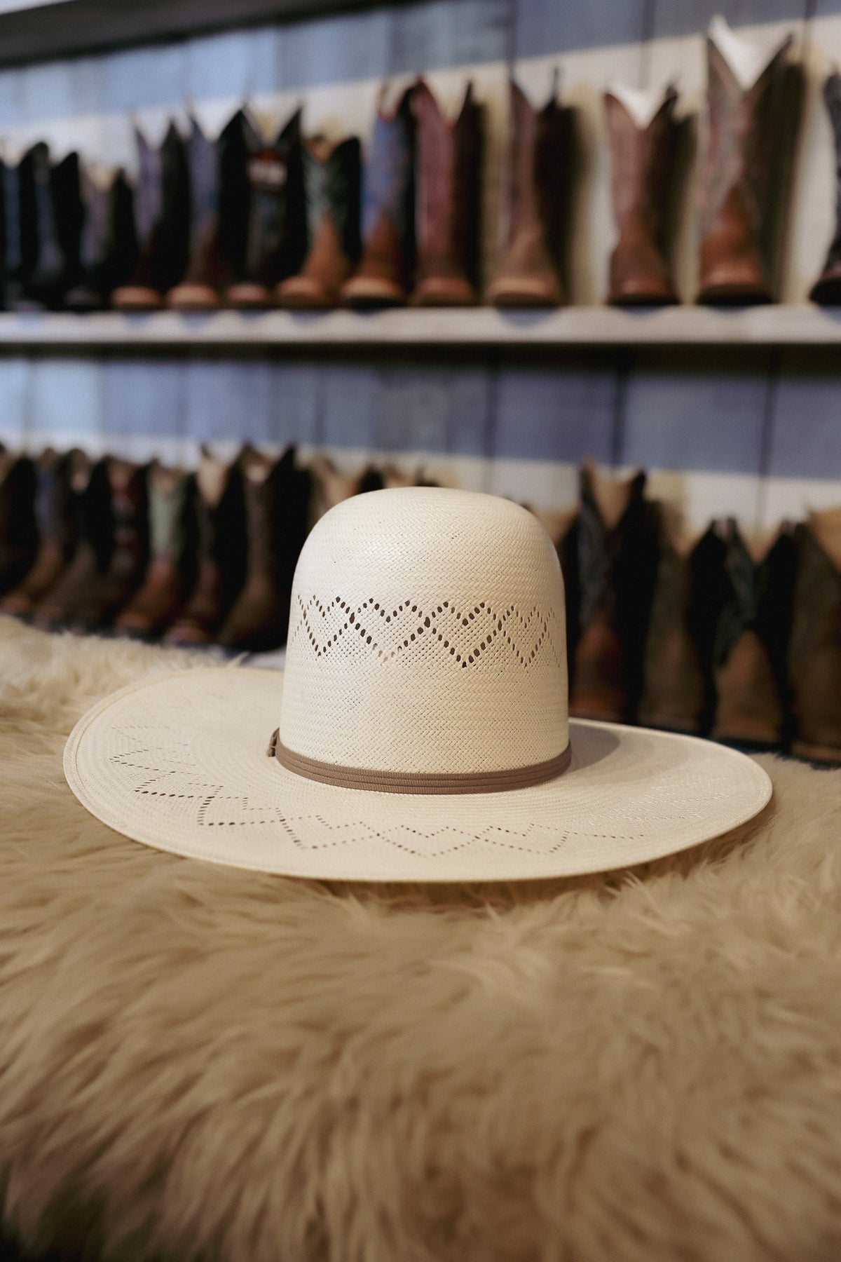Warbonnet Oakley Open Crown Straw Hat sold at Bolt Ranch Store 