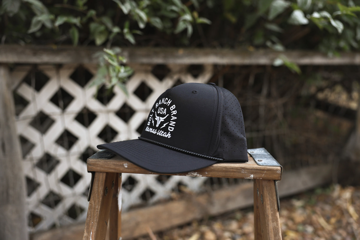 Bolt Ranch Performance Black Tombstone Hat