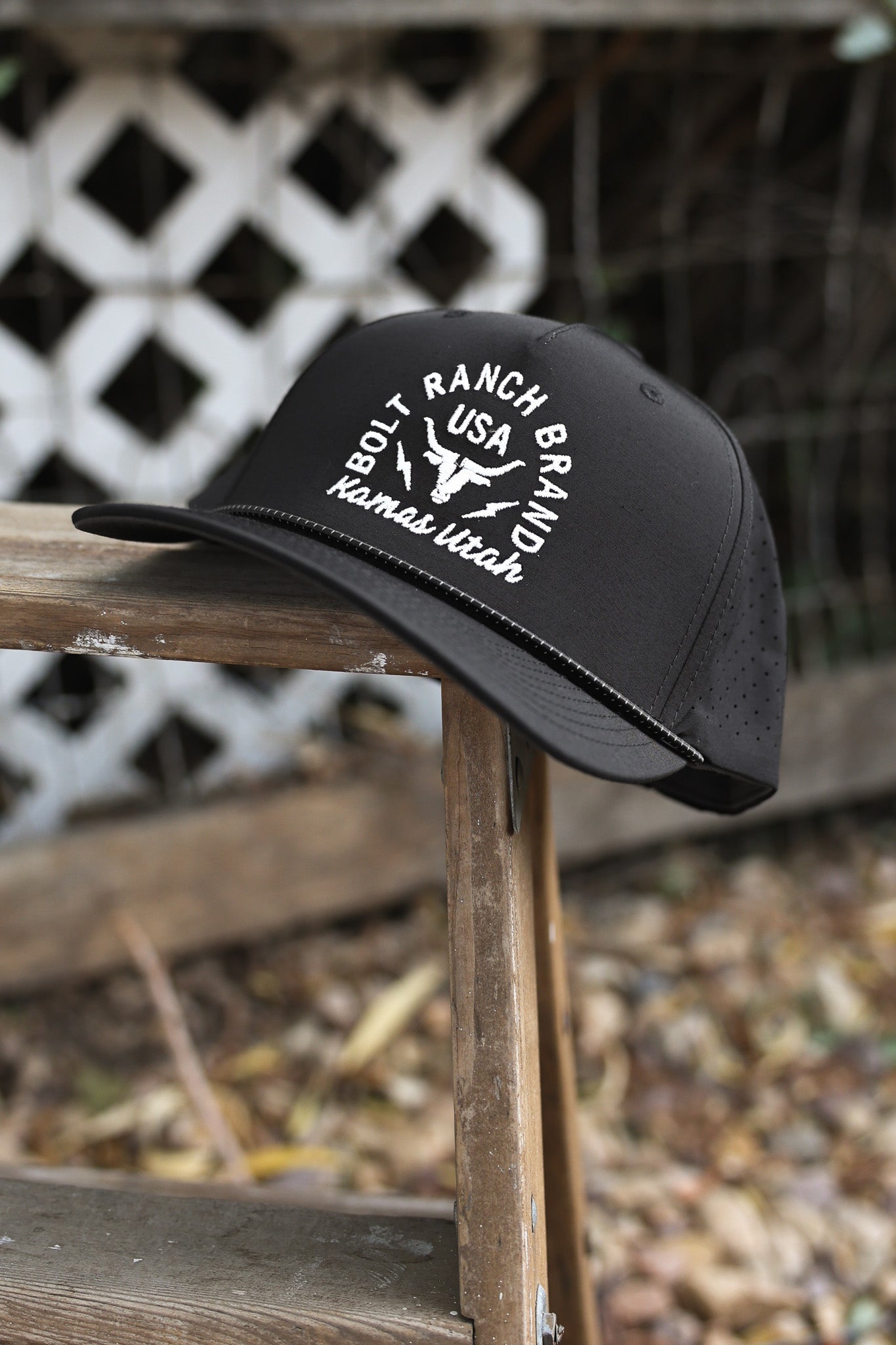 Bolt Ranch Performance Black Tombstone Hat