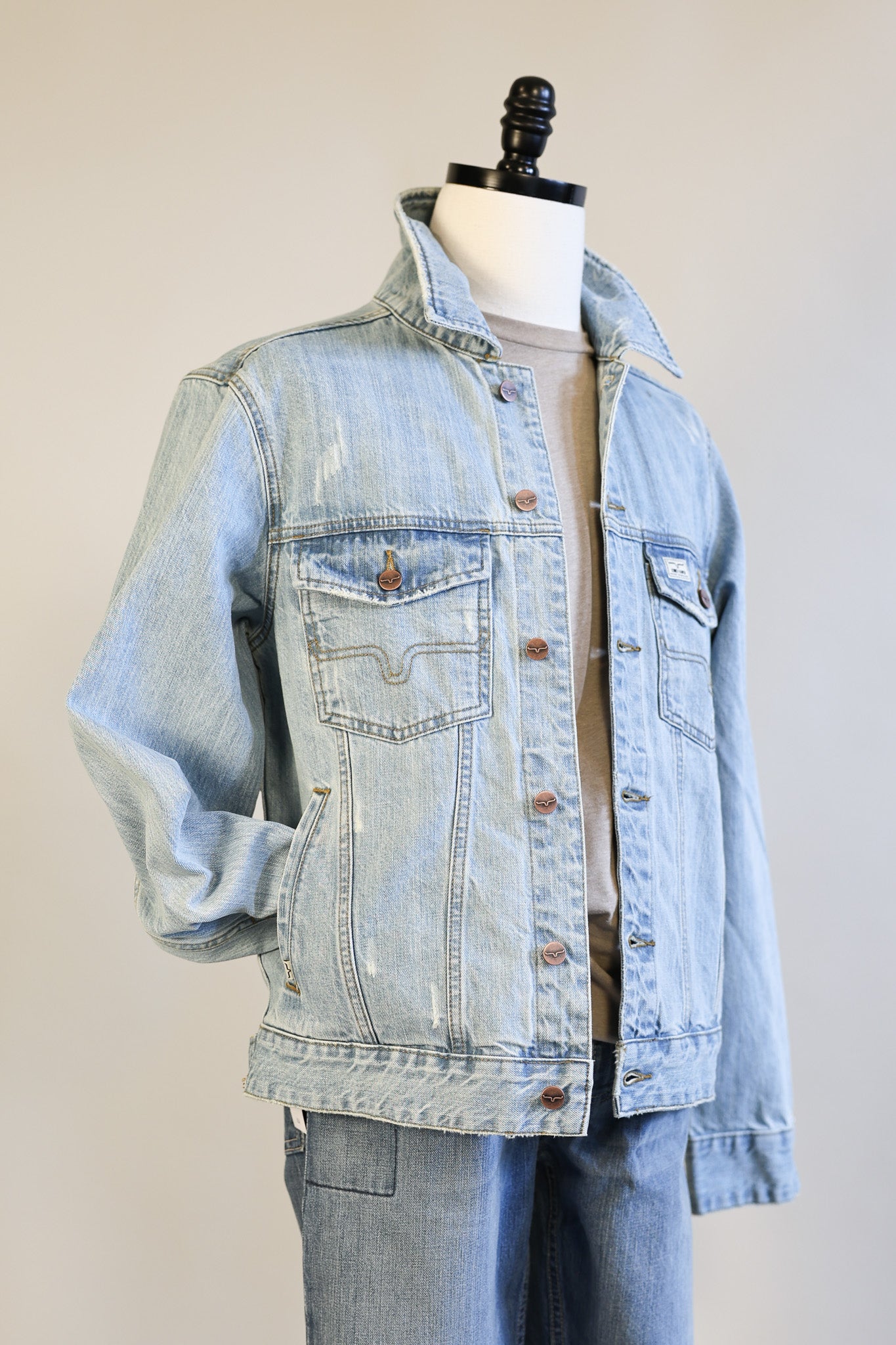 Kimes Mens Barstow Denim Jacket Bolt Ranch Store