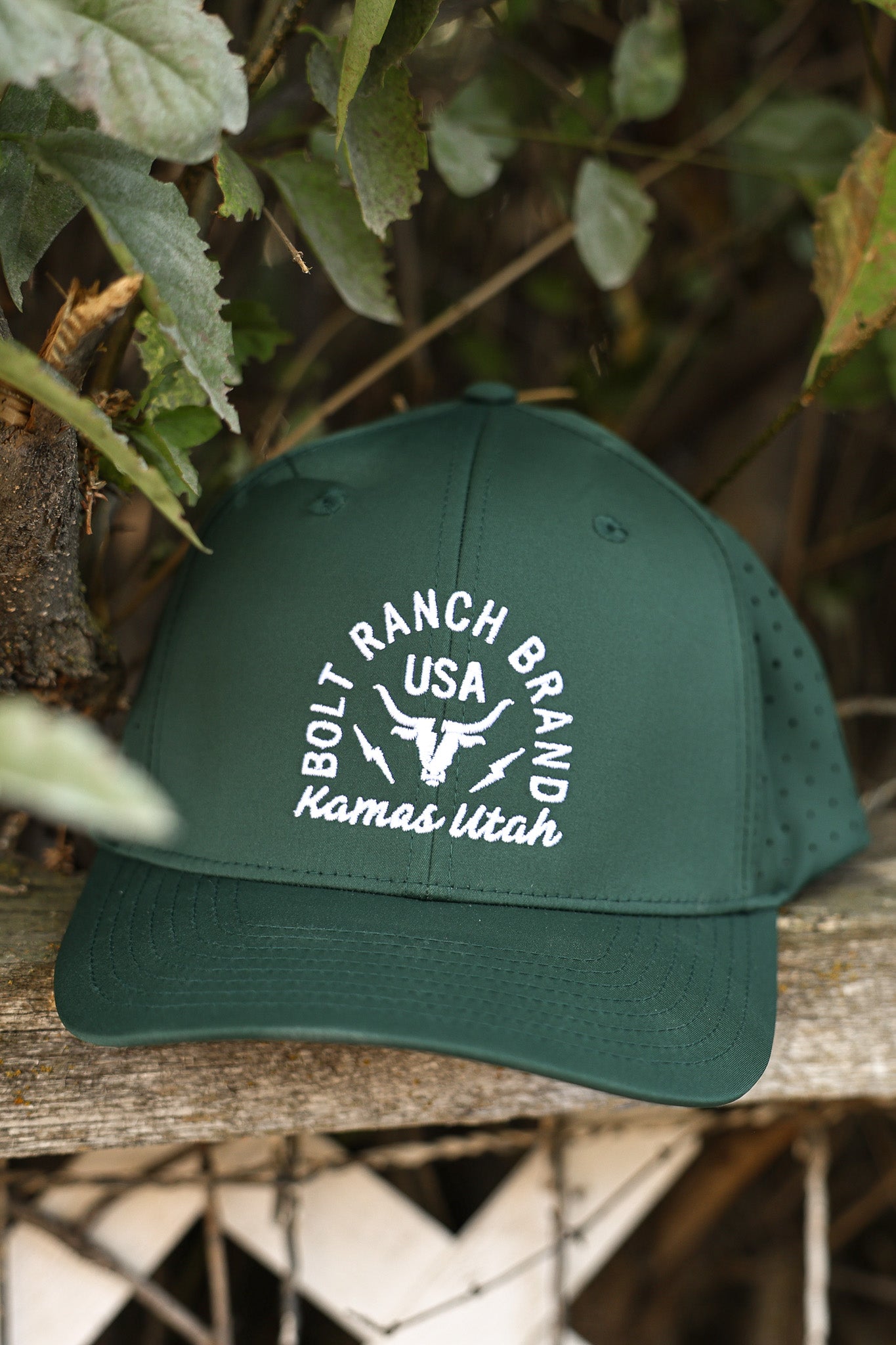 Bolt Ranch Performance Green Tombstone Hat