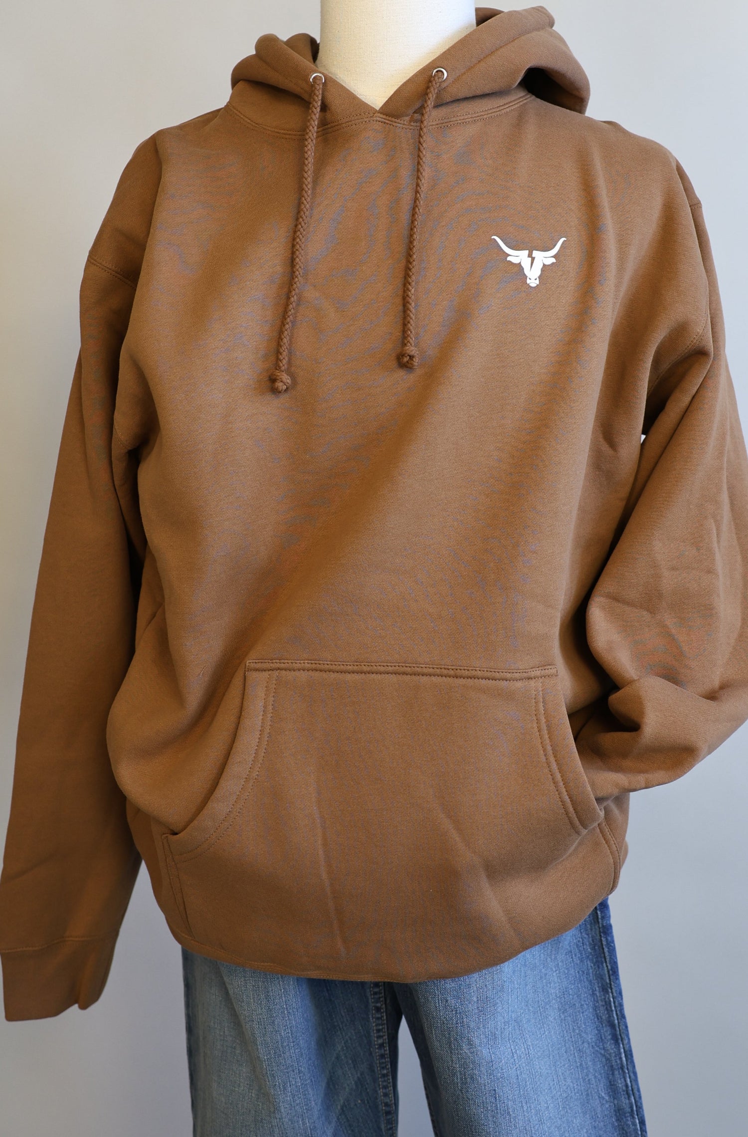 Bolt Ranch Adult Hoodie in Enhanced Saddle