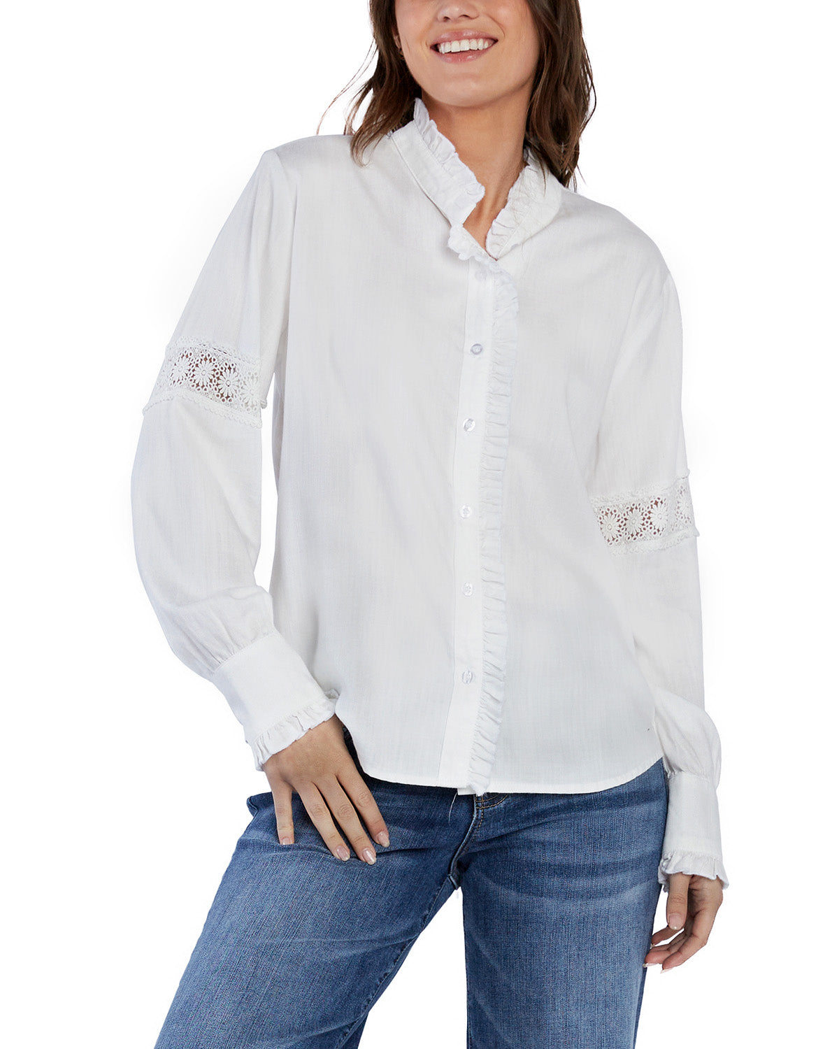 Billy T Melody Ruffle Shirt