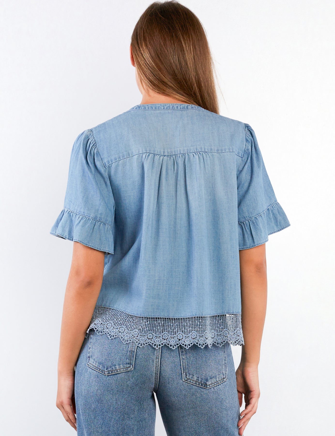 Billy T Cafe Pleats Top