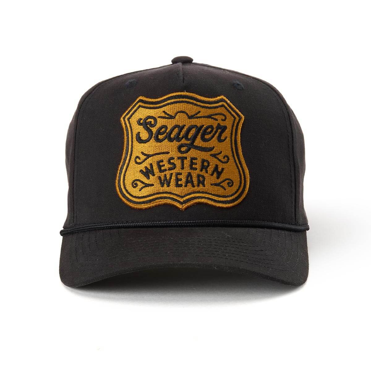 Mens western clothing rodeo Utah Badge Snapback Black SKU MHSU26BDGEBLK Boltranchstore.com free shipping