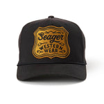 Mens western clothing rodeo Utah Badge Snapback Black SKU MHSU26BDGEBLK Boltranchstore.com free shipping