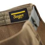 Seager Badge Snapback Olive Hey Good Lookin tag stitched inside Park City