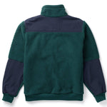 Seager Basecamp Sherpa Jacket Dark Blue Green true to size full zip silhouette ranch wear