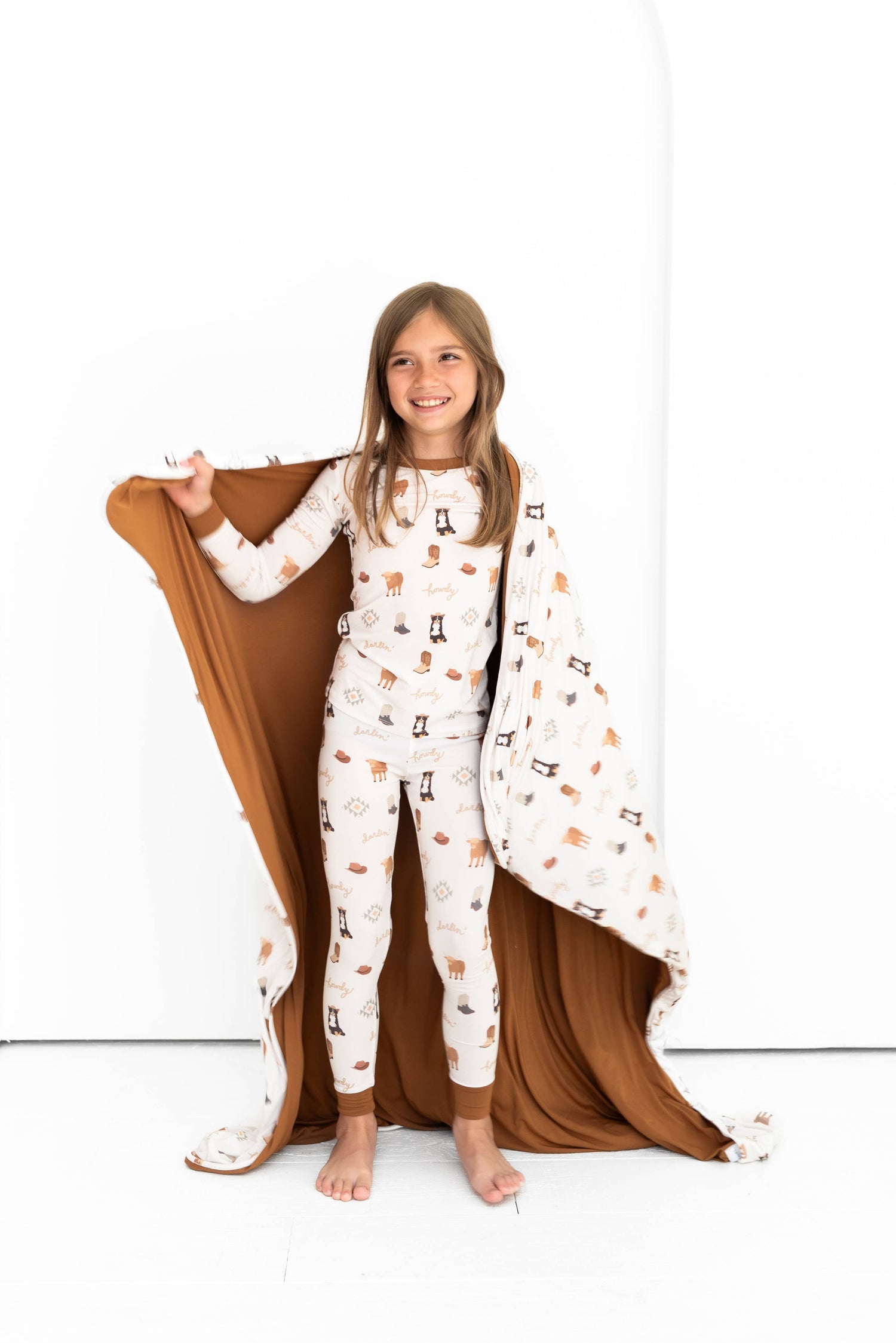 Bedtime Buckaroo Huggable Blanket buy at Boltranchstore.com ballerina farms