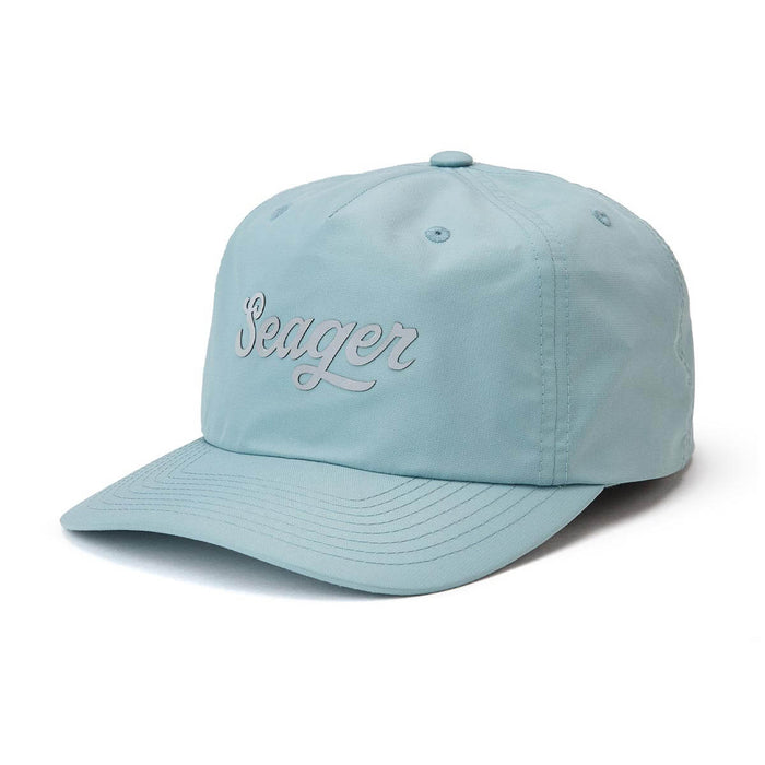 Light blue cap with 'Seager' Seager Big Ripstop Snapback EVERYDAY WEAR FREE SHIPPING AT BOLTRANCHSTORE.COM