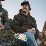 Seager Bison Insulated Jacket Tobacco ribbed cuffs and hem that seal in warmth Utah ranch wear