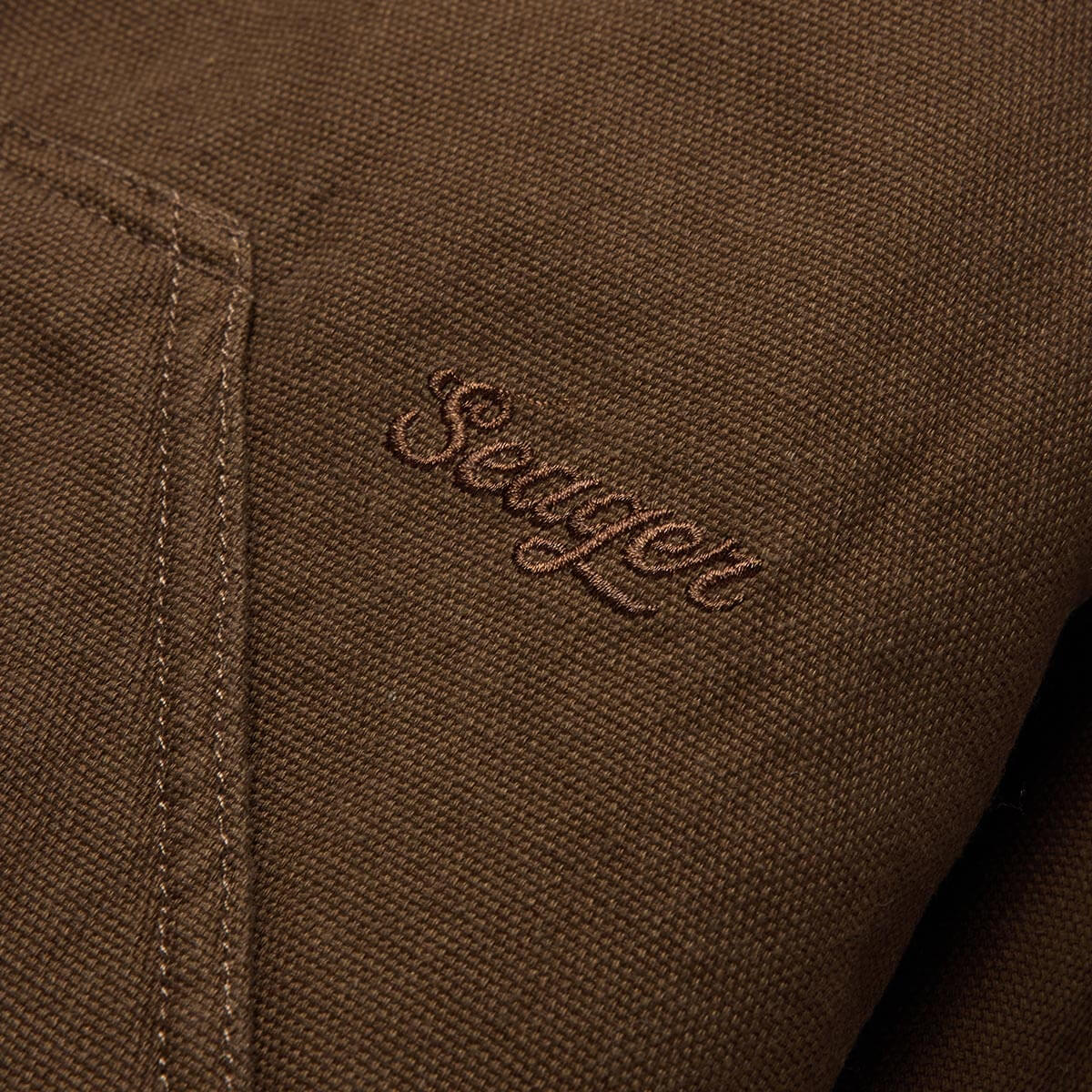 Seager Bison Insulated Jacket Tobacco fleece lined hand pockets western clothing