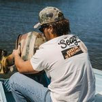 Seager Bison Premium Tee Vintage White layering tee under a flannel or jacket Park City