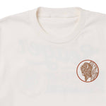 Seager Bison Premium Tee Vintage White left chest print on a medium weight crew neck western fashion Kamas