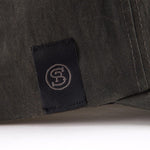 Seager Bison Waxed Snapback Black bison design on the front rodeo