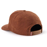 Seager Bison Waxed Snapback Brown adjustable snapback closure one size fits most western clothing