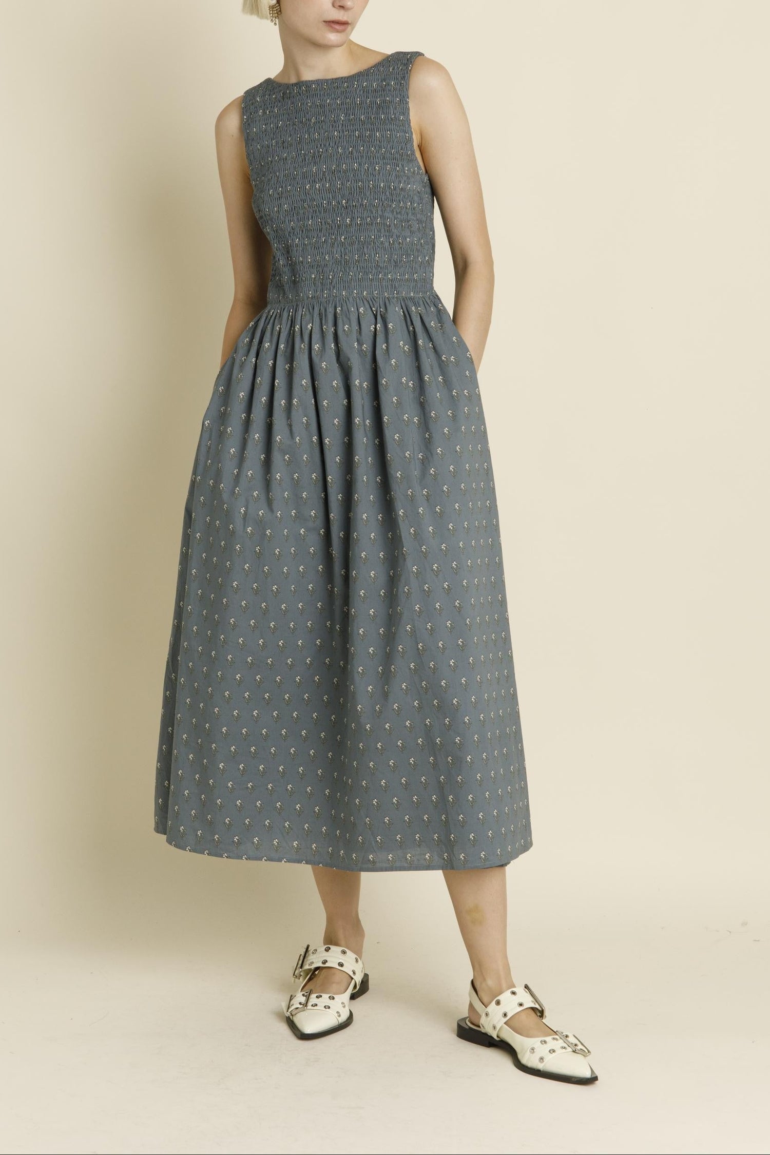 Blakely Boat Neck Floral Maxi Dress at bolt ranch store womens dresses free shipping
