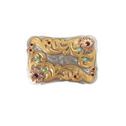 Blazin Roxx Multi Color Square Buckle