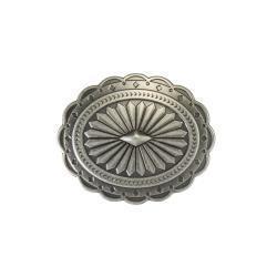 Blazin Roxx Western Belt Buckle Oval Sunburst Antique Silver