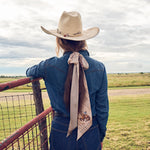 Fringe Scarves Boli Gettin Western Tan Blue Plaid dressed up with blazers and dresses rodeo style