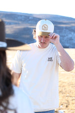 Bolt Ranch Standing Tall Twill Hat mens womens yellow cowboy horse trucker hat cap gift Boltranchstore.com bolt gear merch new 2026