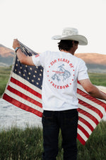 Bolt Ranch 250 Freedom Tee Shirt mens womens america 250 celebration t-shirt shirt tee t rodeo western style red blue summer 2026 Boltranchstore.com