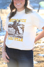 Bolt Ranch Adult Rodeo Tee Shirt mens womens tshirt tee boltranchstore.com Bolt gear merch new arrival cream brown yellow free shipping