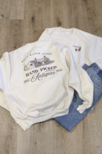 Bolt Ranch Antique Crewneck womens cream sweatshirt crew Boltranchstore.com 
