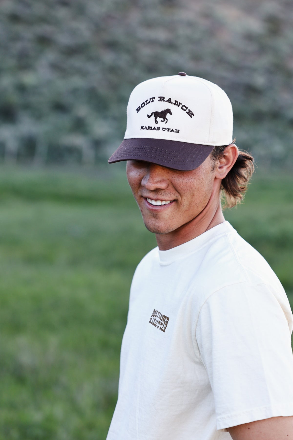 Bolt Ranch Dust Trail Twill Hat mens womens unisex cream horse cowboy western style fashion hat cap Boltranchstore.com Free Shipping