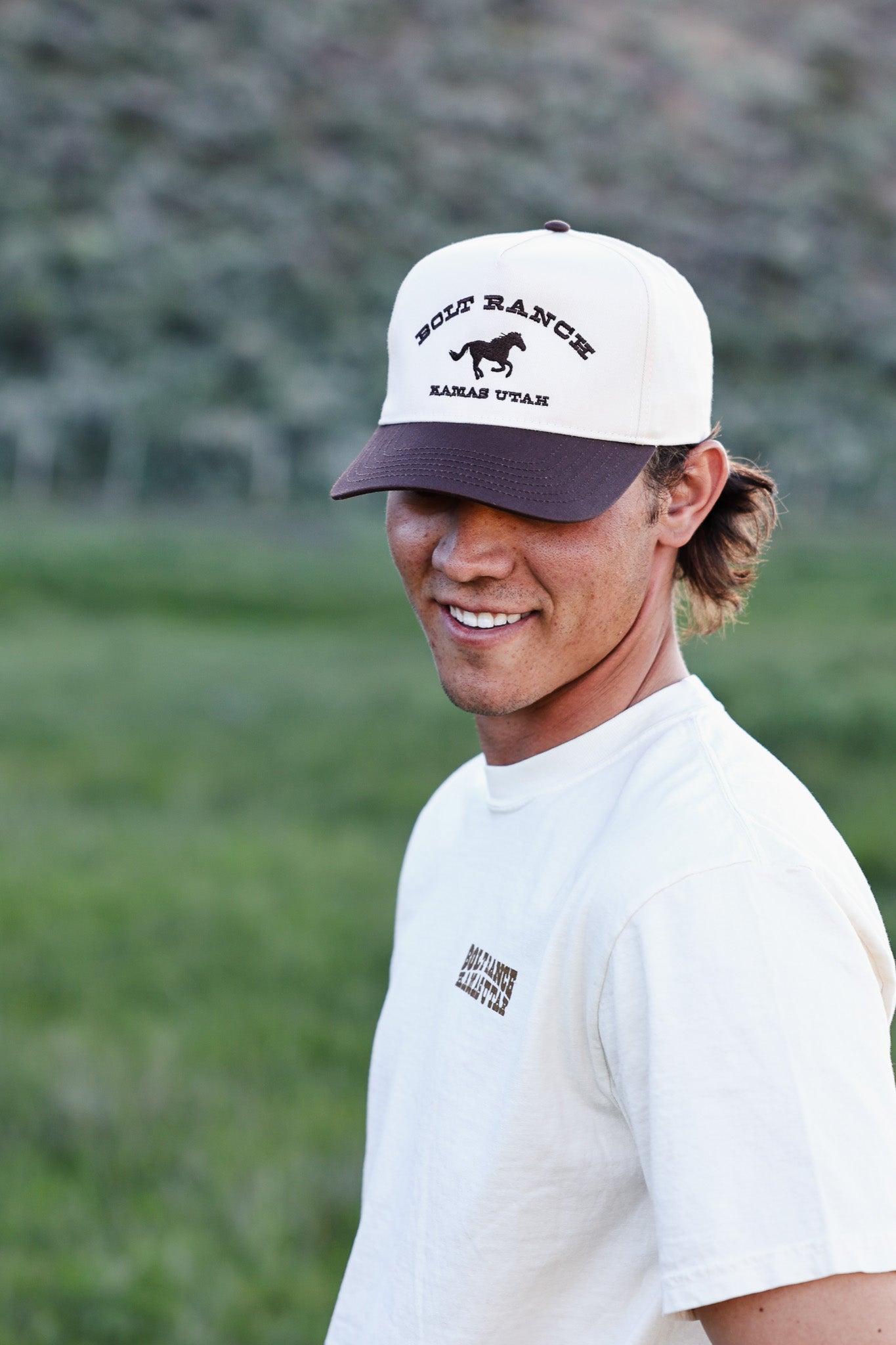 Bolt Ranch Dust Trail Twill Hat mens womens unisex cream horse cowboy western style fashion hat cap Boltranchstore.com Free Shipping
