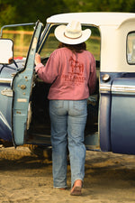 Bolt Ranch Free Ride Crewneck for adults men or women, comfortable western crewneck exclusively at boltranchstore.com