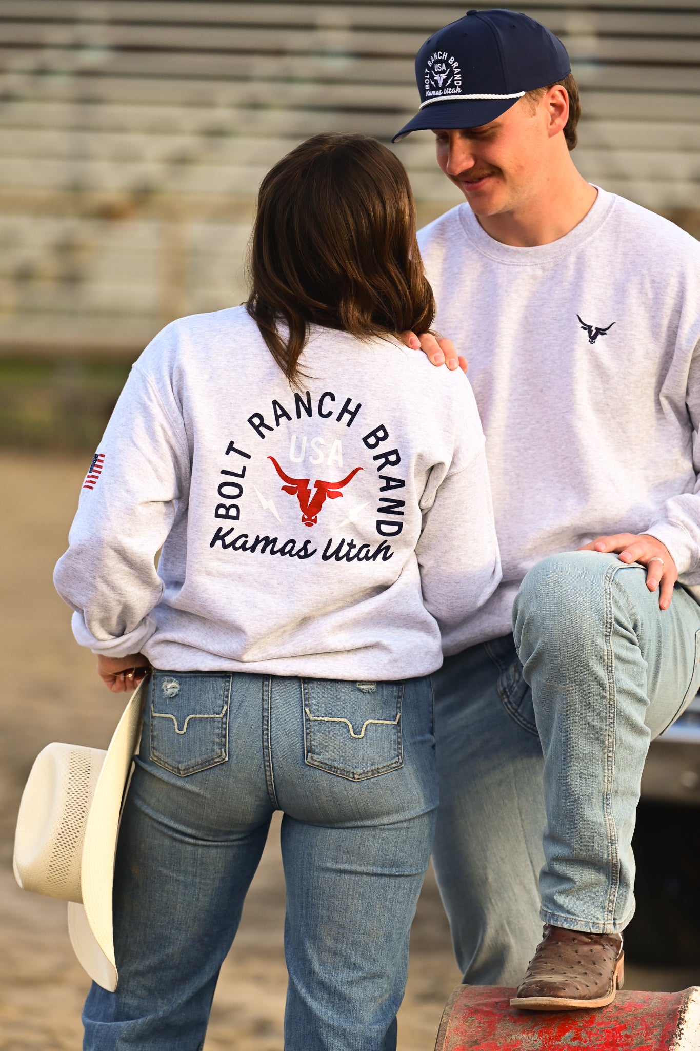 Bolt Ranch Freedom Crewneck order at boltranchstore.com
