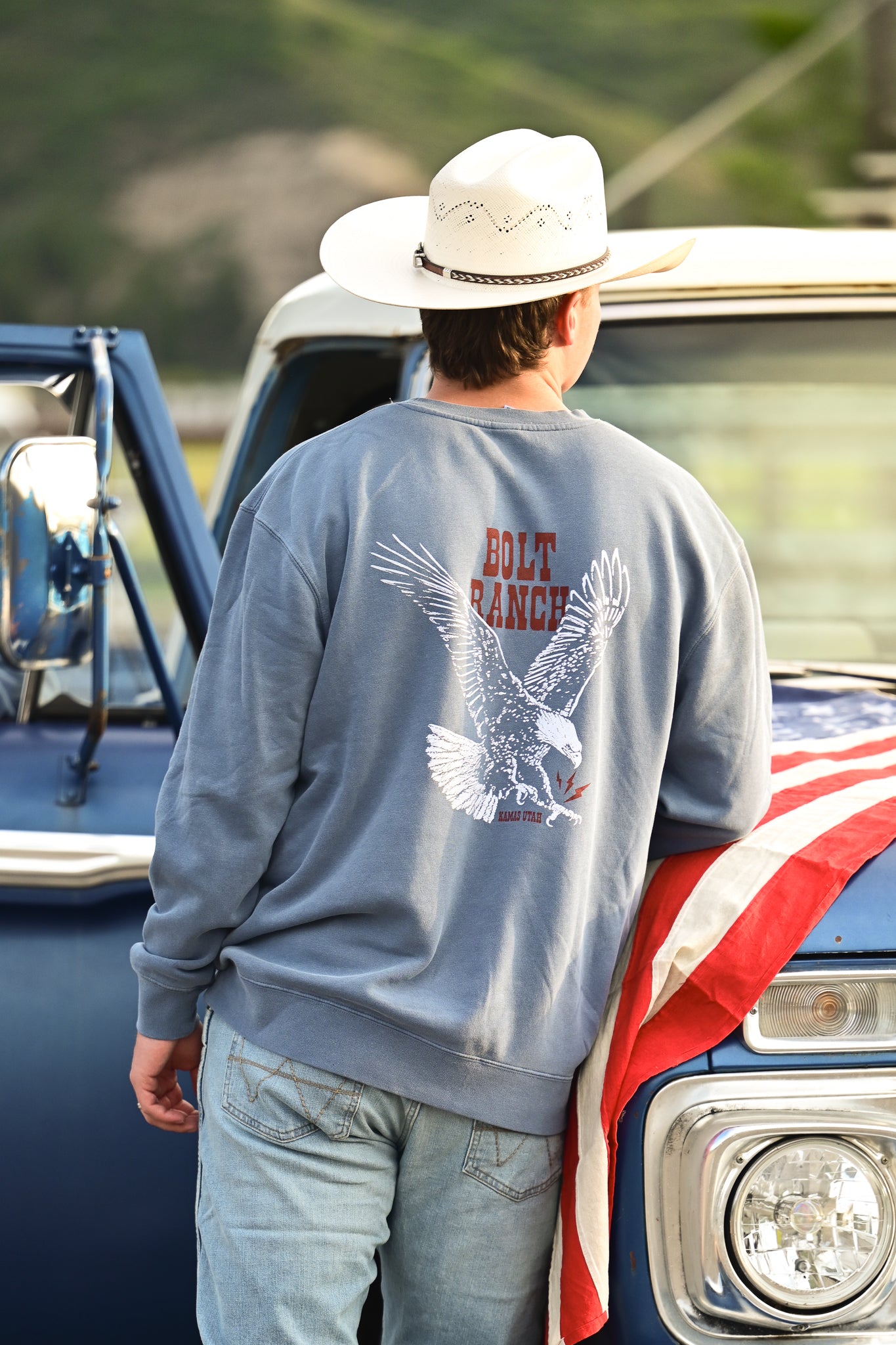 Bolt Ranch Freedom Flight Crewneck