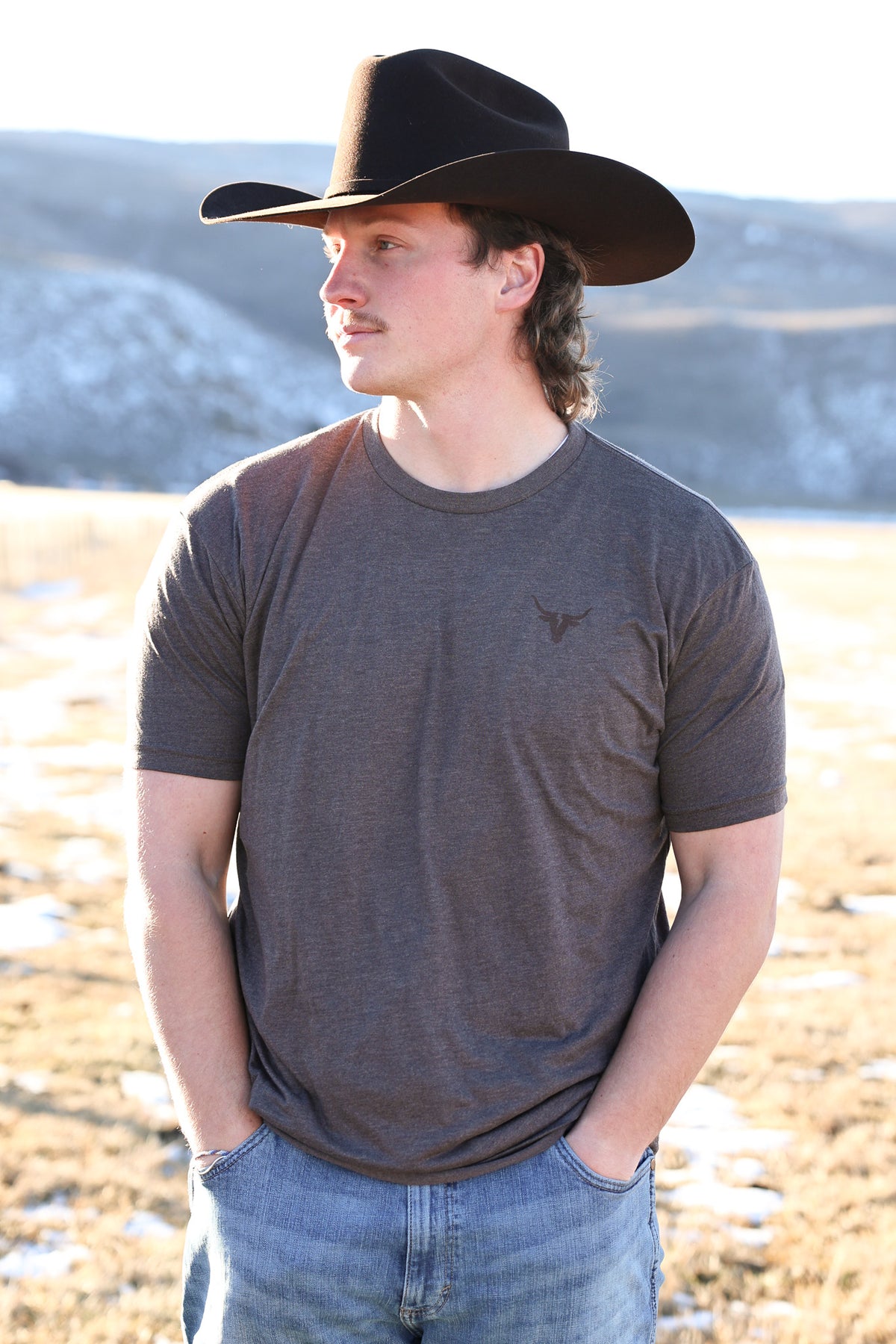 Bolt Ranch Huntin Tee Shirt Mens Brown Winter 2026 new Boltranchstore.com merch gear tshirt popular gift Free Shipping