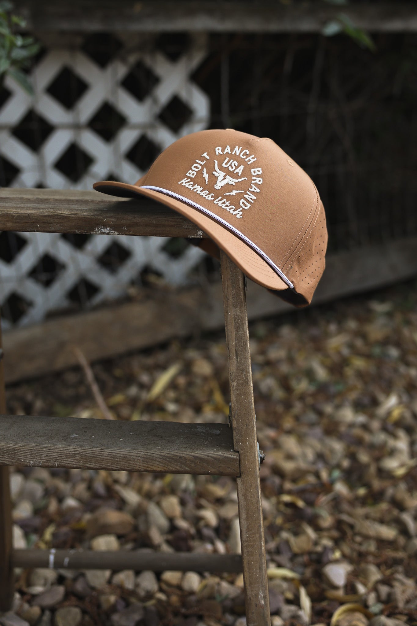 Bolt Ranch Performance Clay Tombstone Hat Bolt Ranch Store Logo gear brown adjustable hat unisex gift free shipping