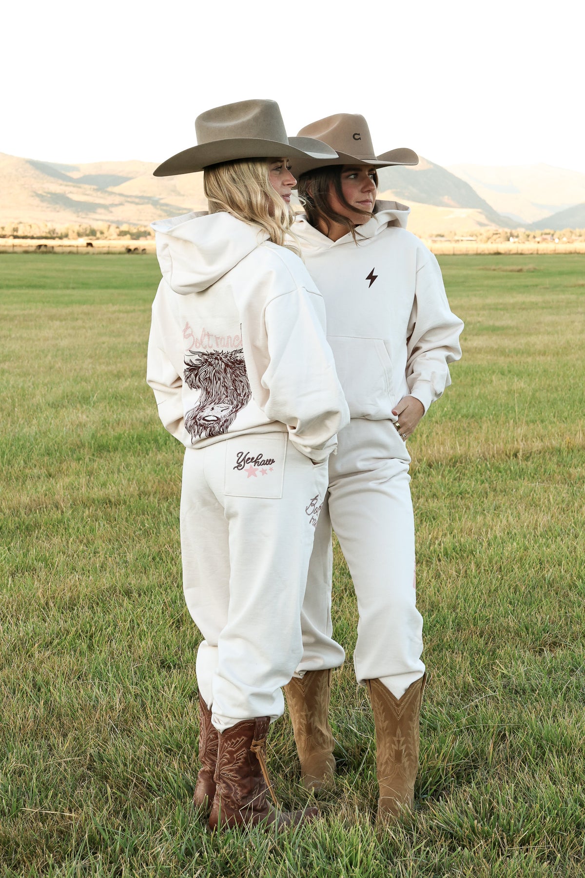 Bolt Ranch Scottish Highland Hoodie womens loungewear highland cow food nanny ballerina farms clothing Boltranchstore.com utah free shipping influencer popular