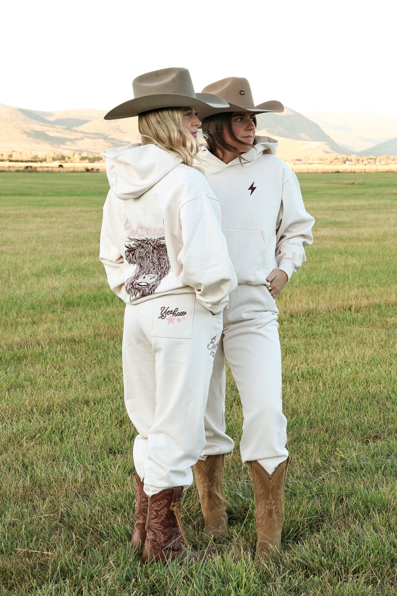 Bolt Ranch Scottish Highland Hoodie womens loungewear highland cow food nanny ballerina farms clothing Boltranchstore.com utah free shipping influencer popular