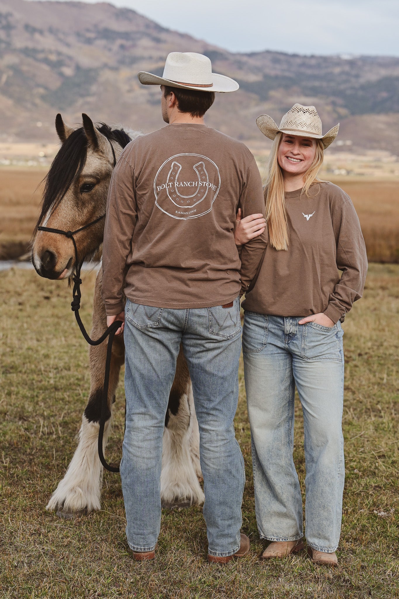 Bolt Ranch Horseshoe Long Sleeve Tee