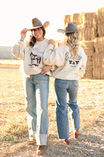 Bolt Ranch Western Way Crewneck Boltranchstore.com fall 2025 new arrival popular viral womens western fashion sweatsuit comfortable gift free shipping
