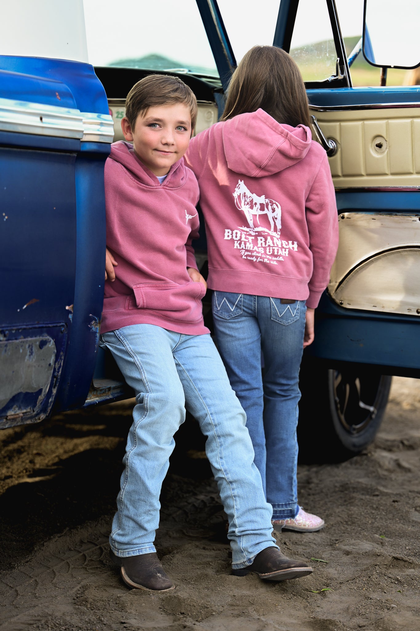 Bolt Ranch Youth Standing Tall Hoodie free shipping at Boltranchstore.com kids boys girls western sweatshirt