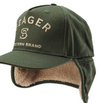 Seager Branded Flapjack Army sherpa lined ear flaps for warmth on demand western fashion Kamas